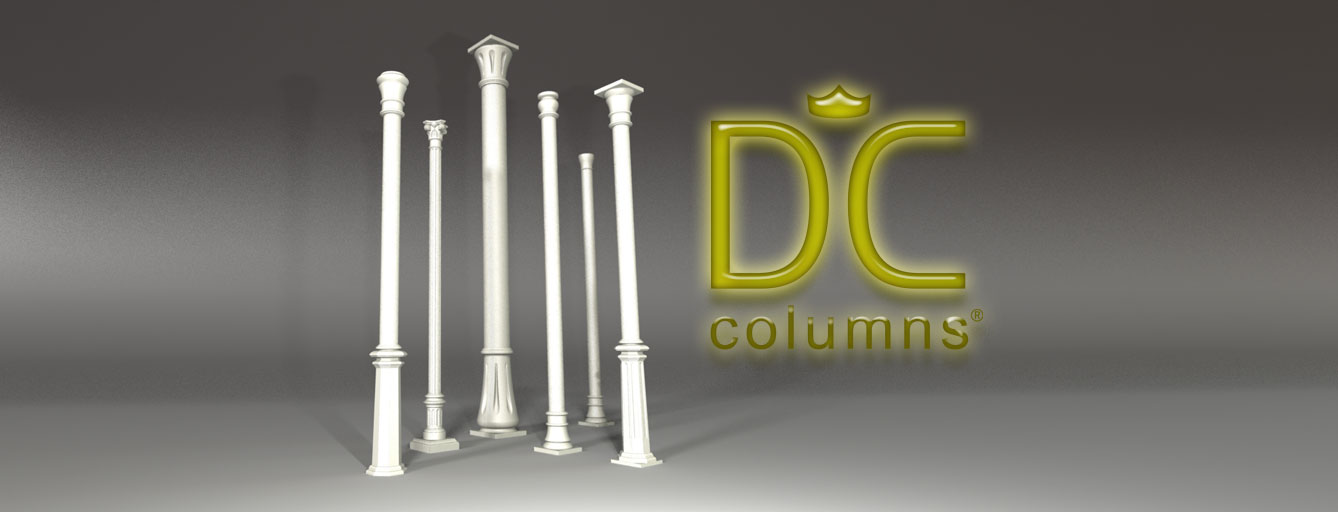 Cast Decorative Architectural Structural Column For Out And